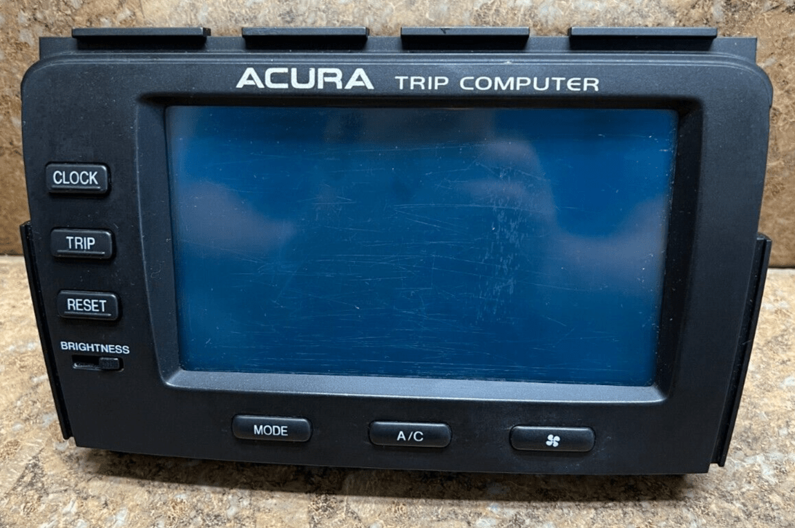 ???? 01 02 ACURA MDX Trip Computer Info Information Display Screen CLOCK A