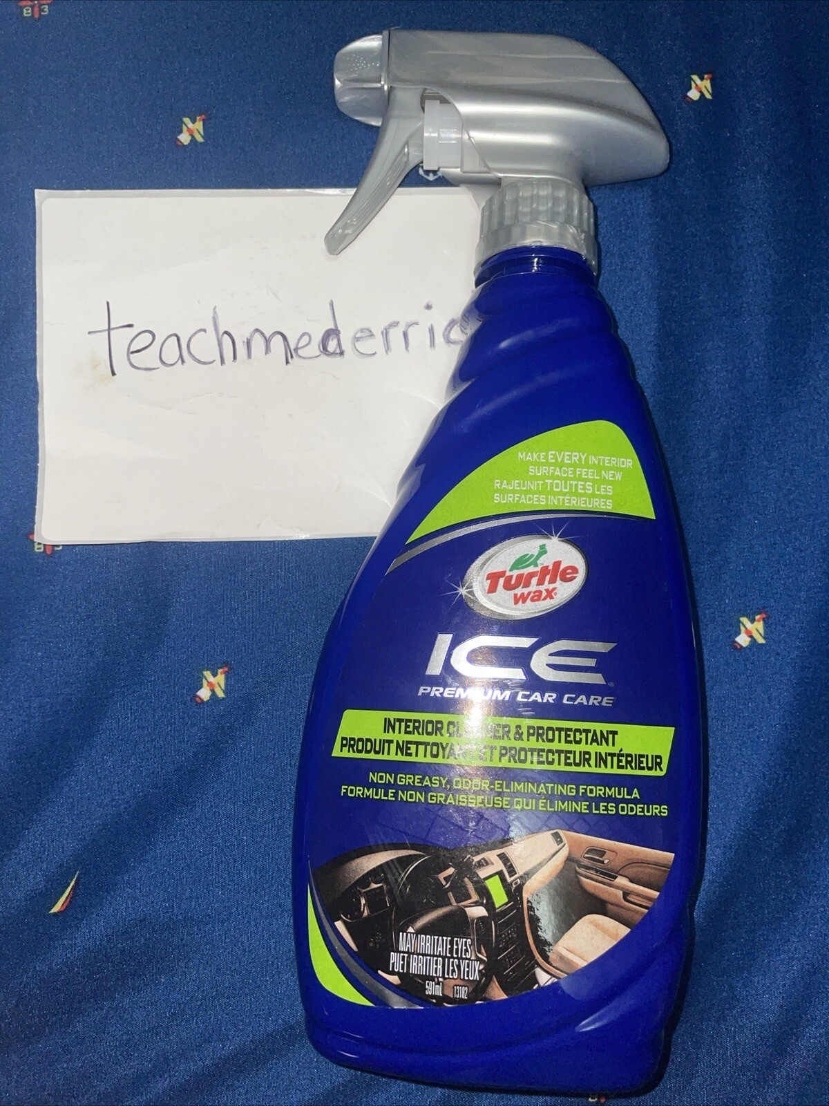 1 Turtle Wax Ice Premium Car Care Interior Cleaner & Protectant Spray