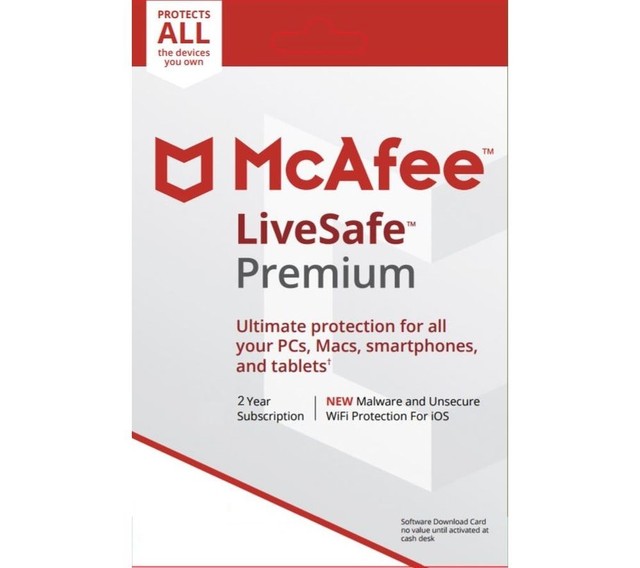 Renewing my McAfee Live Safe 3 year subscription