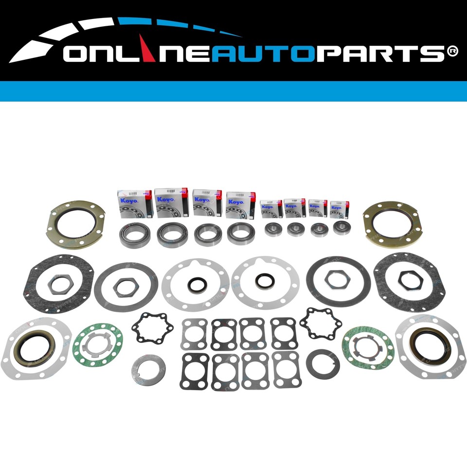 Swivel Hub + Wheel Bearing Kit +Grease for Toyota BJ40 BJ42 FJ40 FJ45