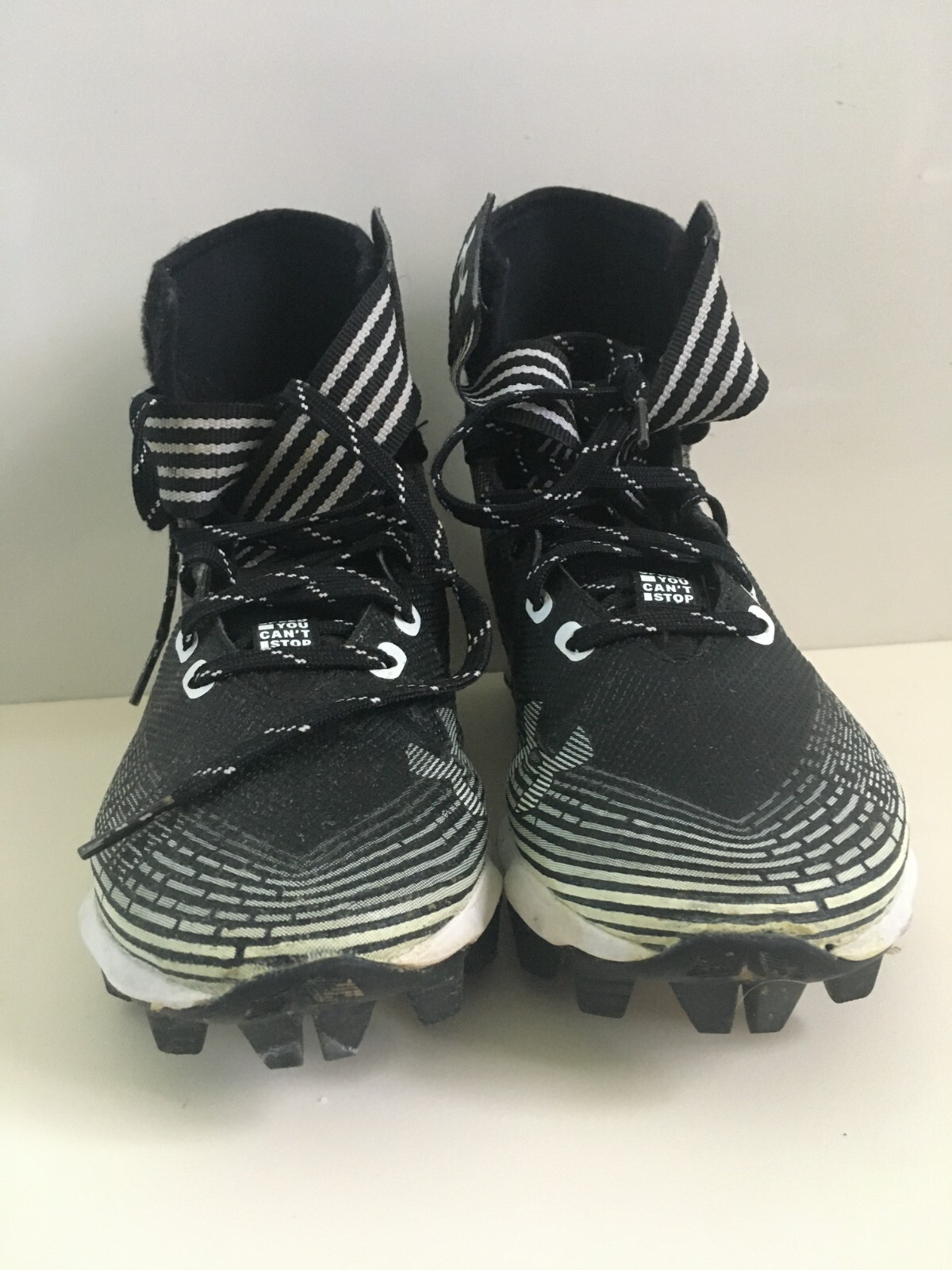 Under Armour Highlight Franchise Football Cleats Youth Size 5Y Black