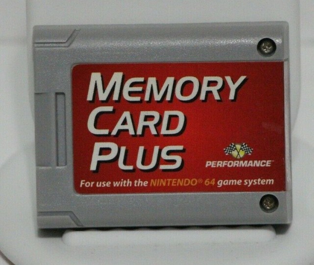 *GREAT* Nintendo 64 N64 Memory Card Plus Controller Pak SAVES Video Game Retro for sale online