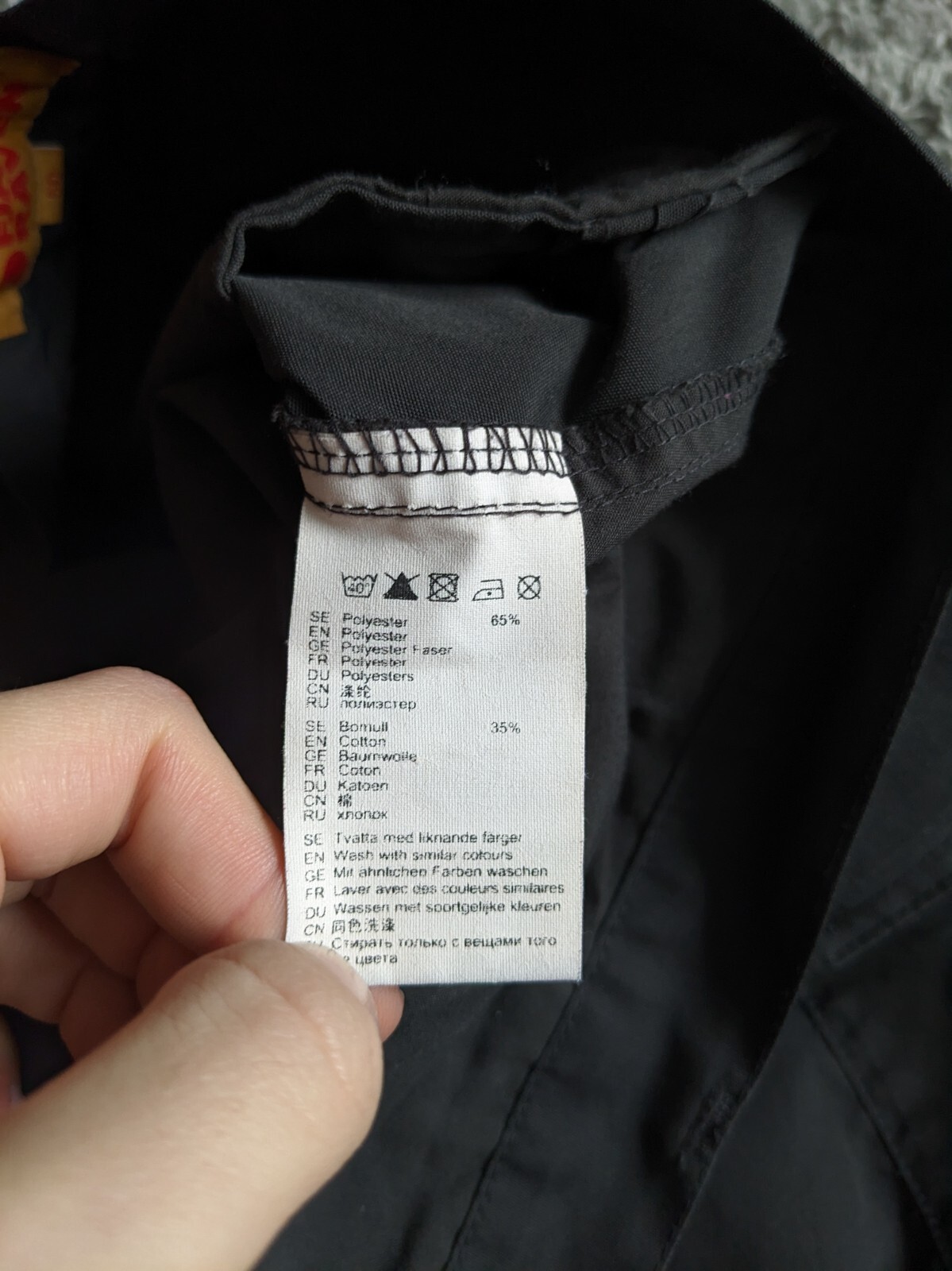 Fjallraven Men's G1000 Reivo Trousers Size 50 W34 L33 Hiking Pants Dark