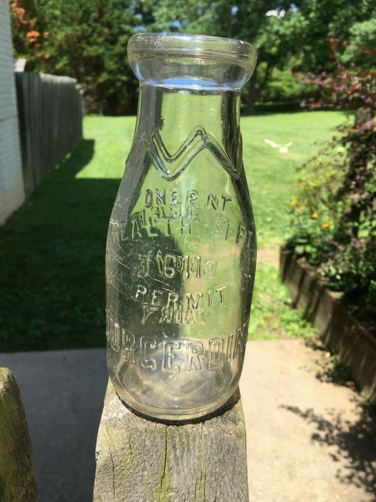 Timber Grove Dairy Baltimore Burgerding 611 Permit Pint Glass Milk