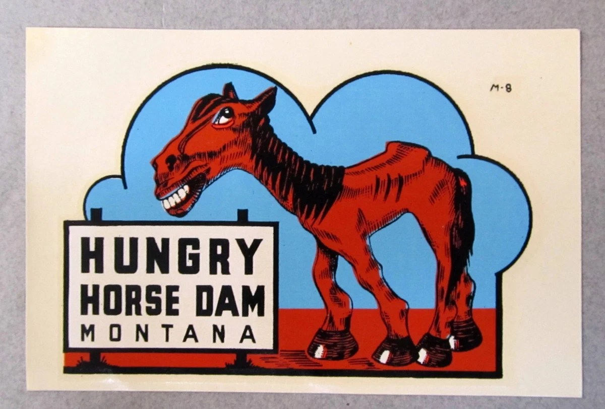 Hungry Horse Montana Horse Red