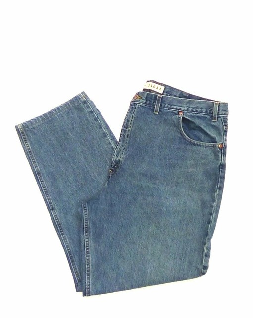 Men's Arizona 46X33 Denim Blue Jeans Straight Leg Loose Fit 5 Pockets B74 eBay