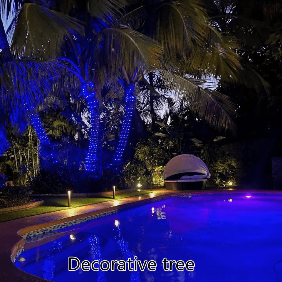 Sunboia Solar Fairy Lights Outdoor, Light Tube Solar, 5 M 50 LED Fairy