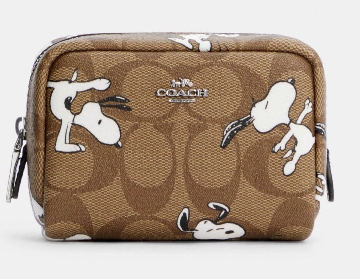 Aggregate 142+ coach leather makeup bag best xkldase.edu.vn