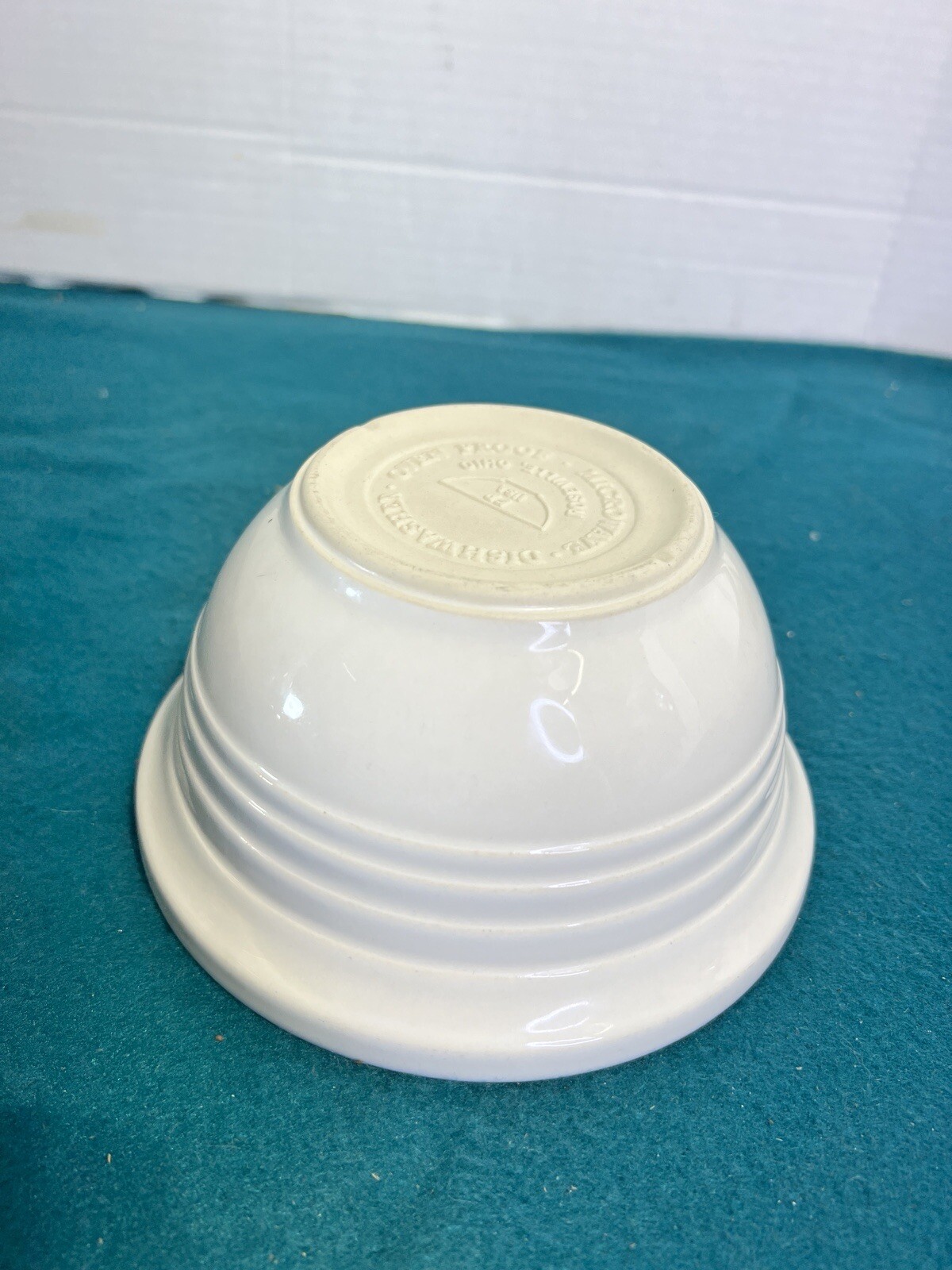 Roseville Ohio Pottery stoneware Small Mixing Bowl Oven Proof Microwave