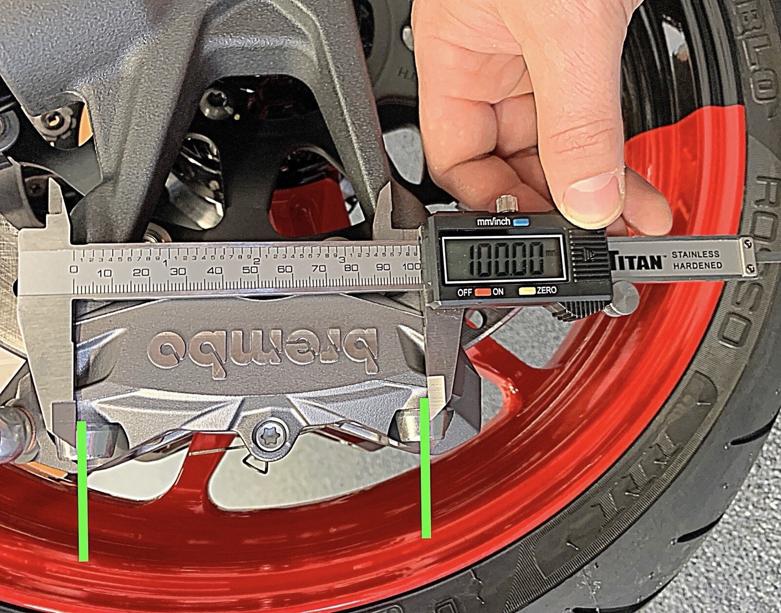 Z H2 H2R ZX14RSE ZX14R FRONT SUSPENSION LIMIT LOWERING STRAP & CALIPER