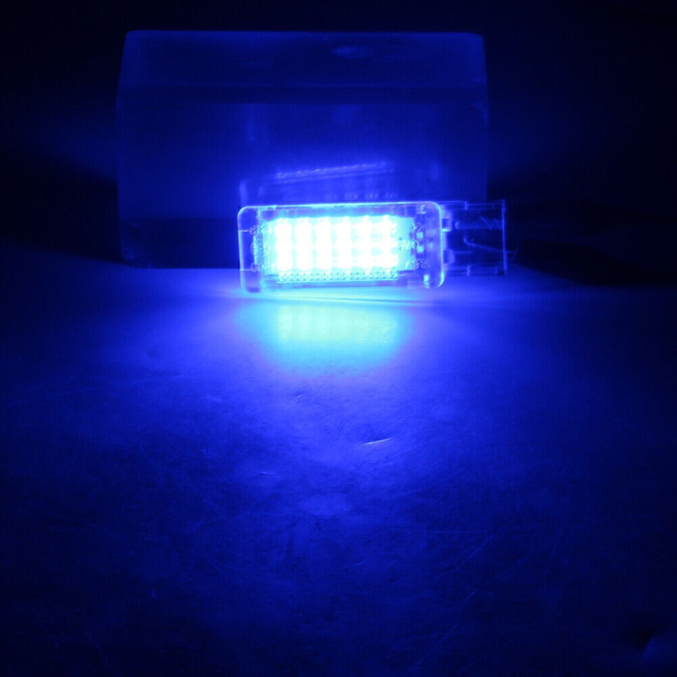 2x Blue LED Footwell Light Lamp fits for VW SKODA GOLF 5 Golf Plus 2005