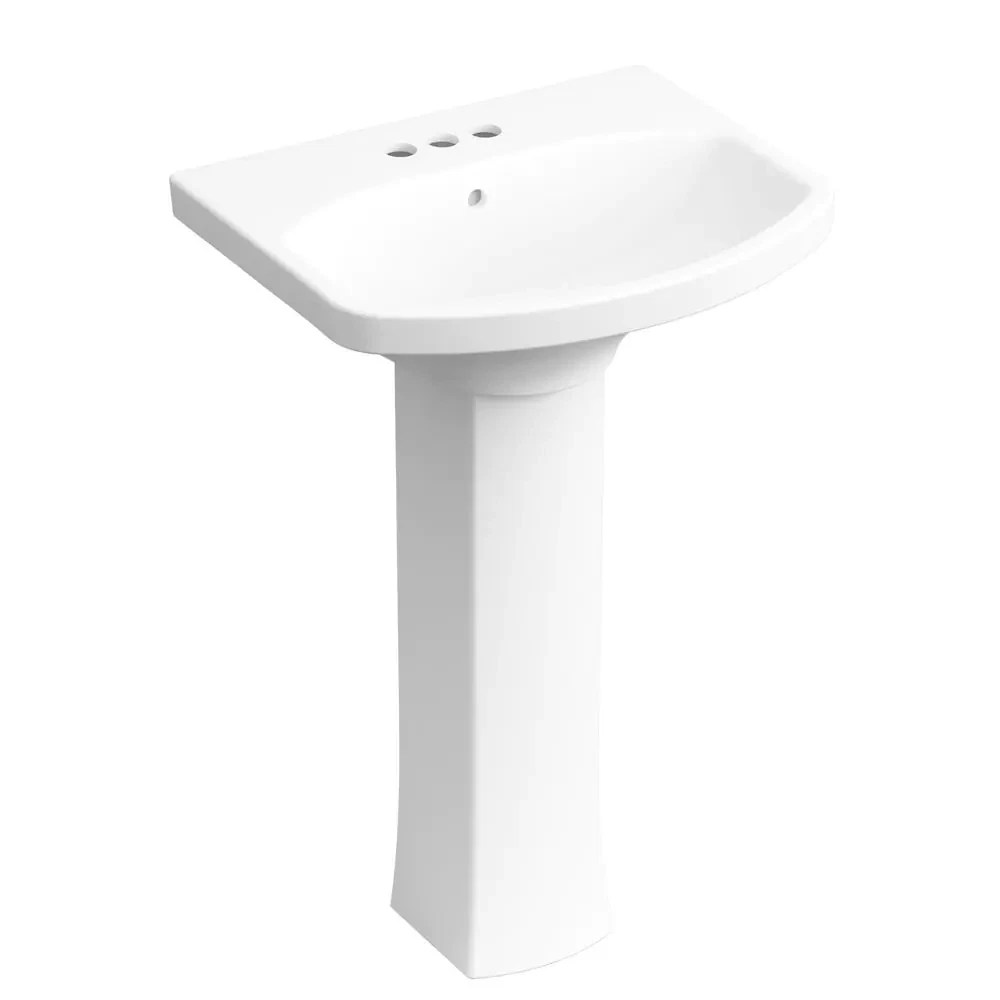 New Pedestal Sink Faucet