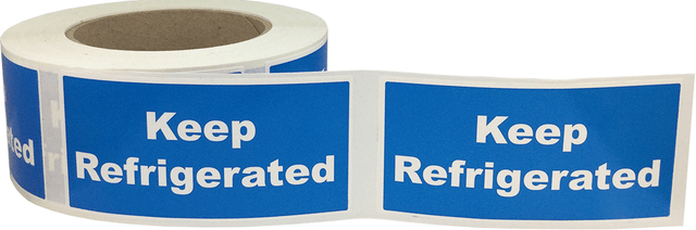 KEEP REFRIGERATED Labels 2 x 4" Inches 500 Pack eBay