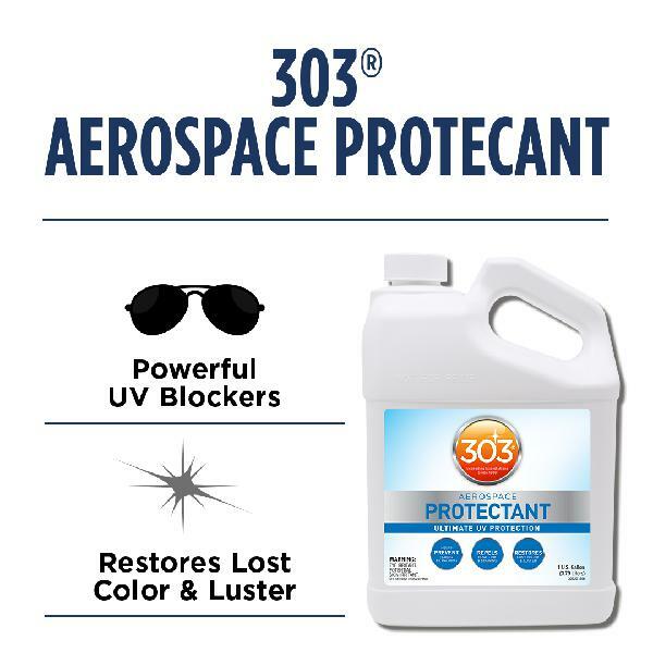 303 (30320) UV Protectant Gallon for Vinyl, Plastic, Rubber, Fiberglass