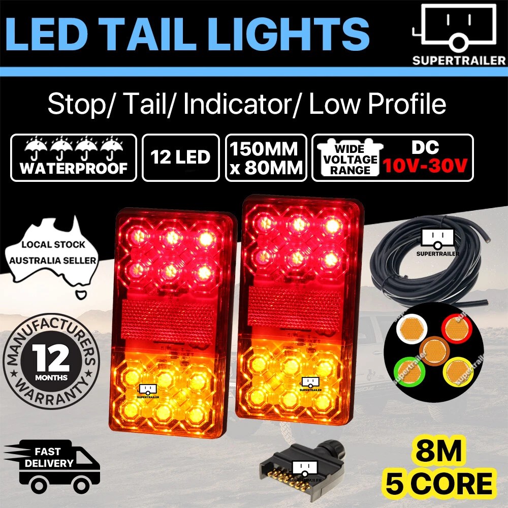 How To Wire Led Trailer Lights Australia Shelly Lighting
