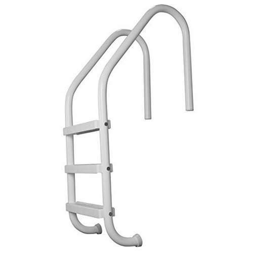 Saftron 3 Step High Impact Polymer Finish Inground Pool Ladder, White