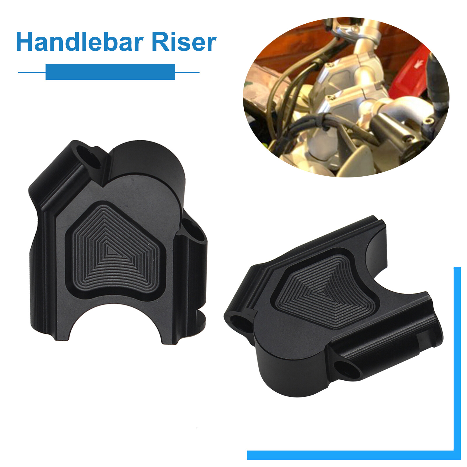 For BMW F800GS F800GT Handlebar Risers Handlebar Raise Up Aluminum 2008