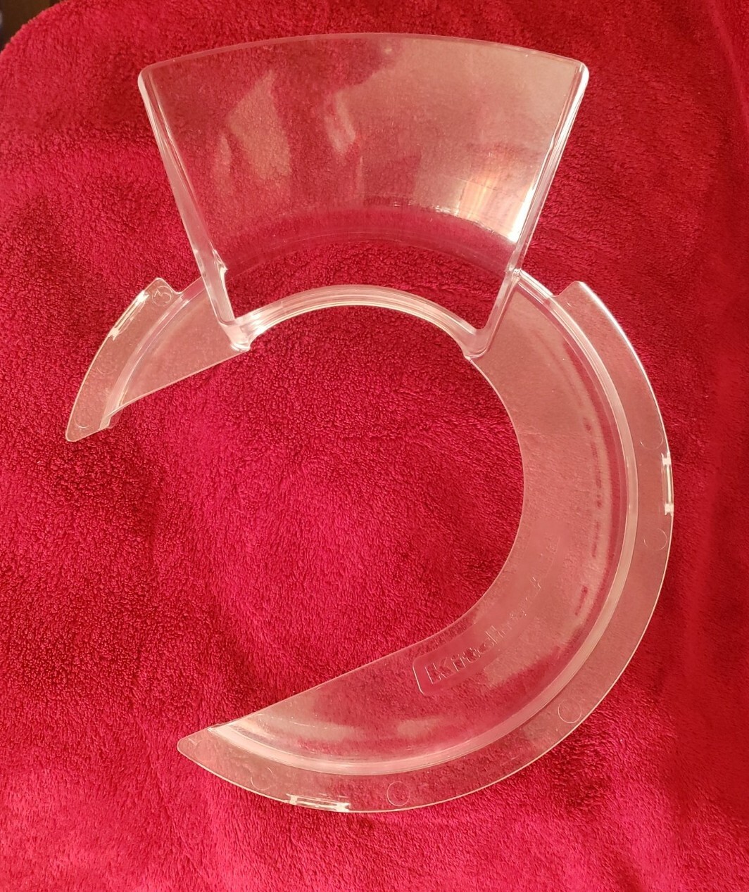KitchenAid SPLASH GUARD/Pour Shield for 8.5" Diameter Mixer Bowl or 4.5