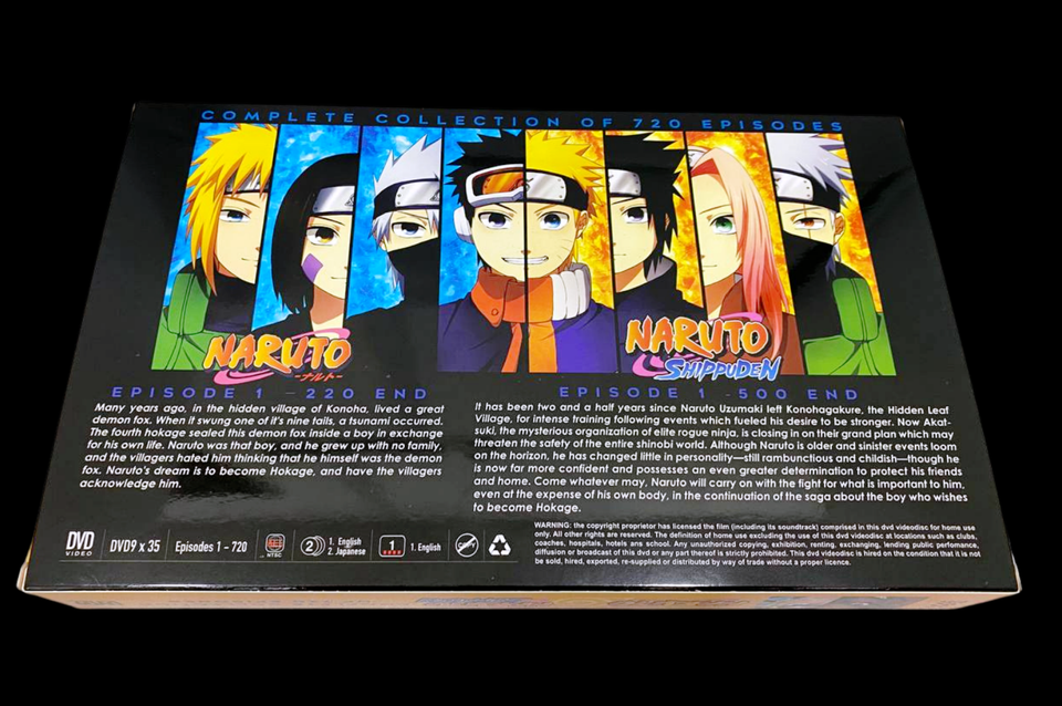 Complete Box Set ENGLISH DUBBED Naruto Shippuden Complete Series 1