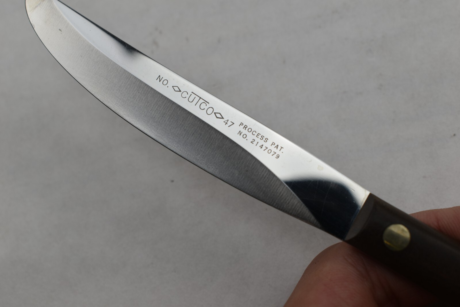 Vintage 4 pcs CUTCO STEAK Knives No 47 Non Serrated 2147079 Knives eBay