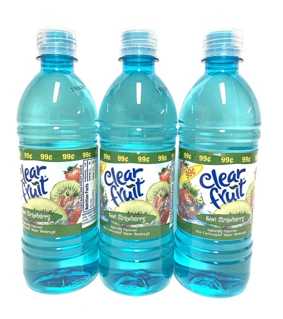 Clear Fruit Cherry Blast Flavored NonCarbonated Water Sport Bottles 16