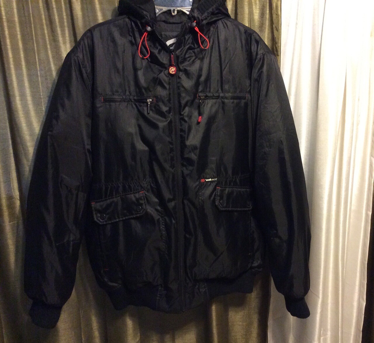 Ecko Unltd. Defined By Design Black Puffer Jacket Size Large LOWERED👀