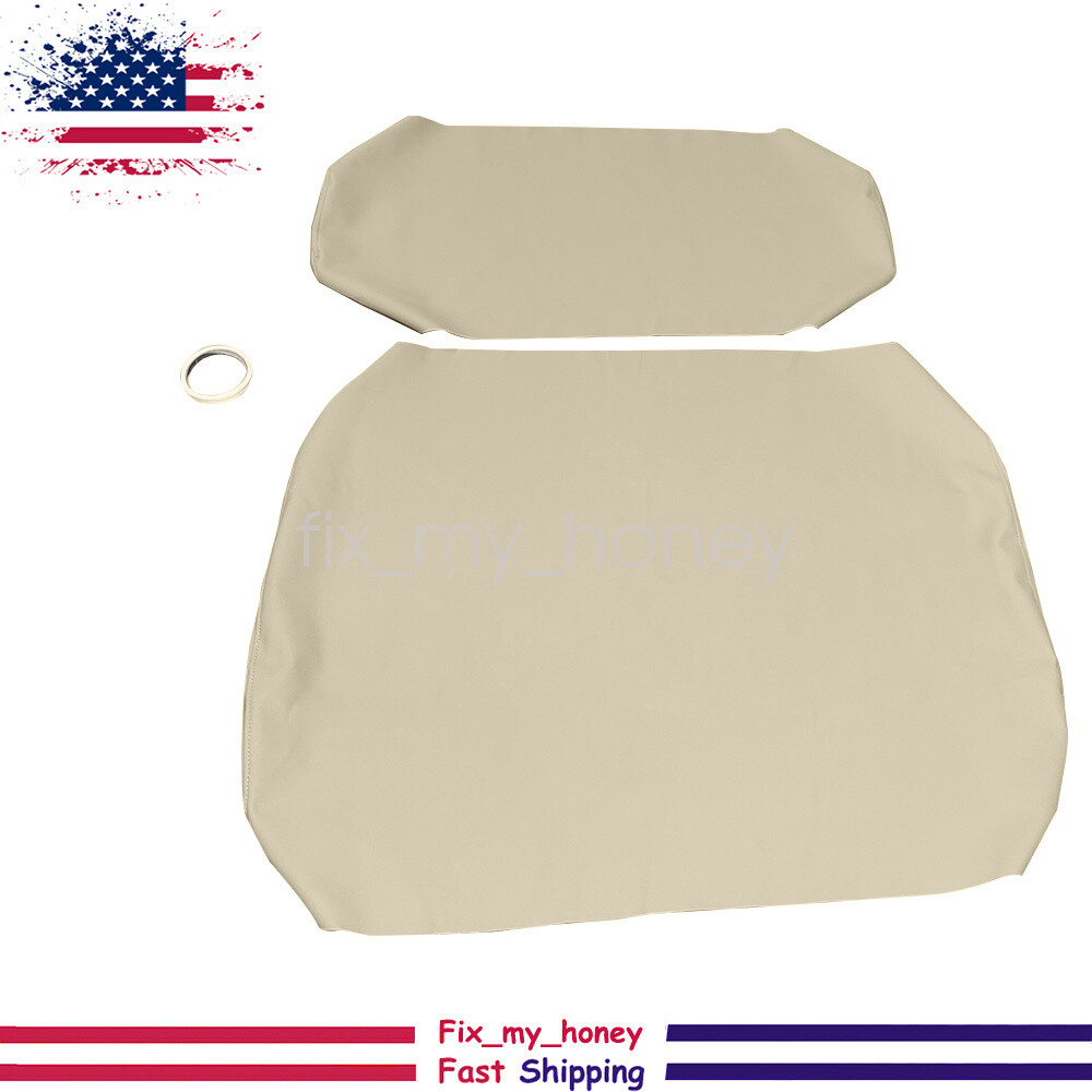 Replacement For EZGo Workhorse Staple On Golf Cart Leather Seat Cover