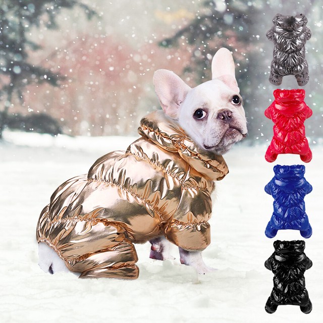Boston Terrier Clothes for Dogs Winter Fleece Padded Coat Pet Jacket
