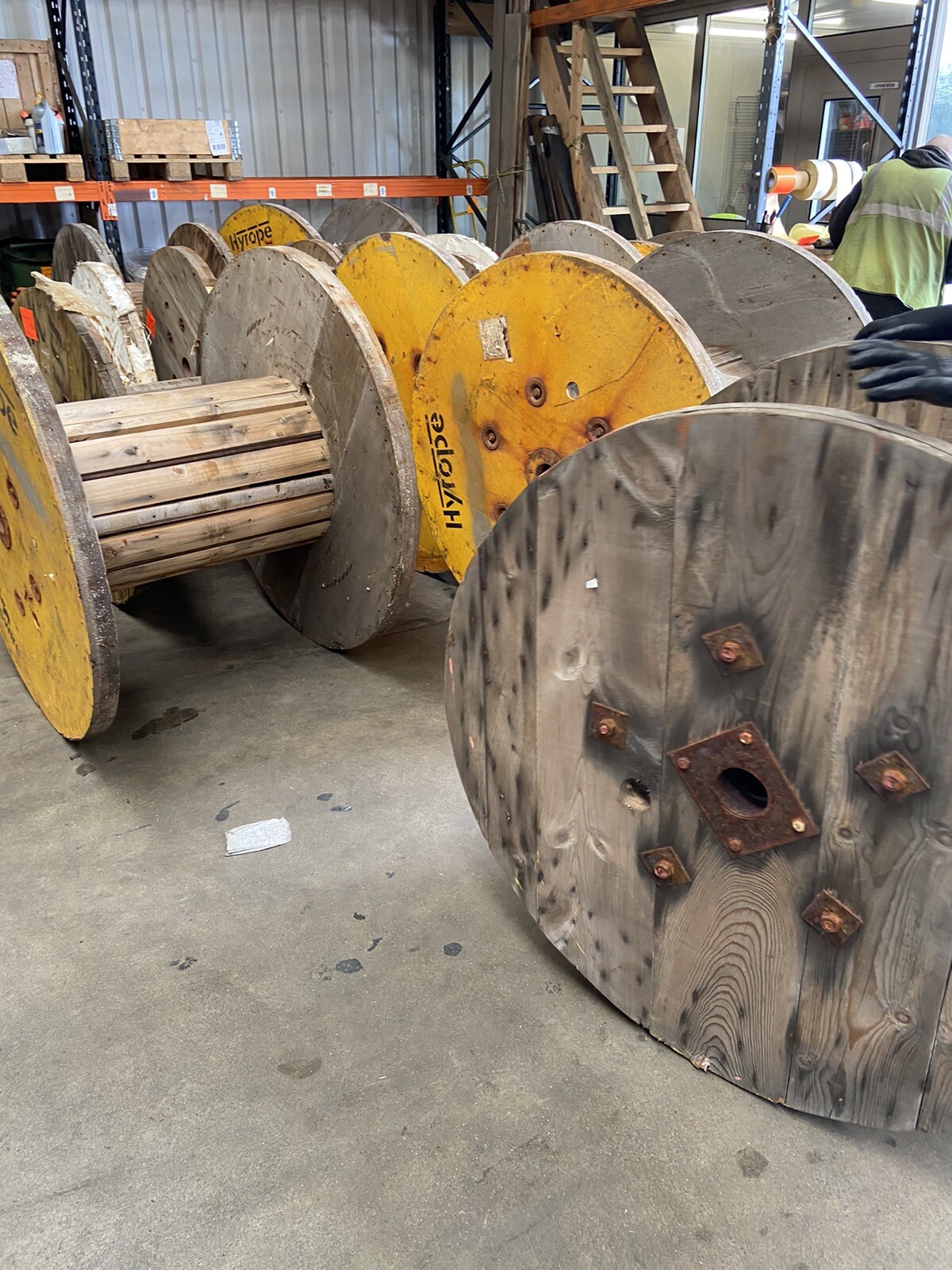 Used Wooden Cable Drum Empty Wooden Cable Reel Wooden Cable Drum eBay
