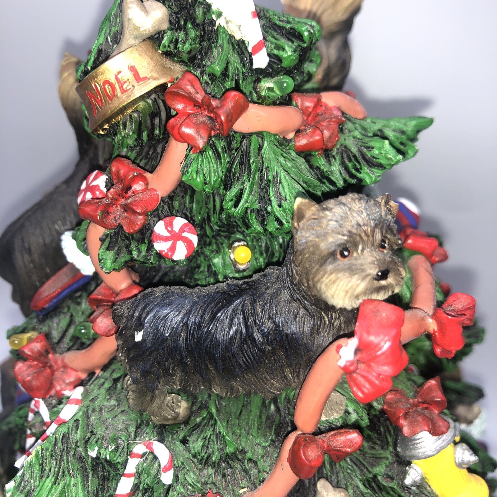 Yorkie Christmas Tree The Danbury Mint Lighted Tree YorkshireTerrierDog