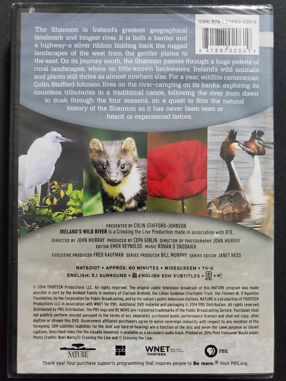 Nature Ireland's Wild River (DVD, 2014, PBS) Documentary NEW SEALED