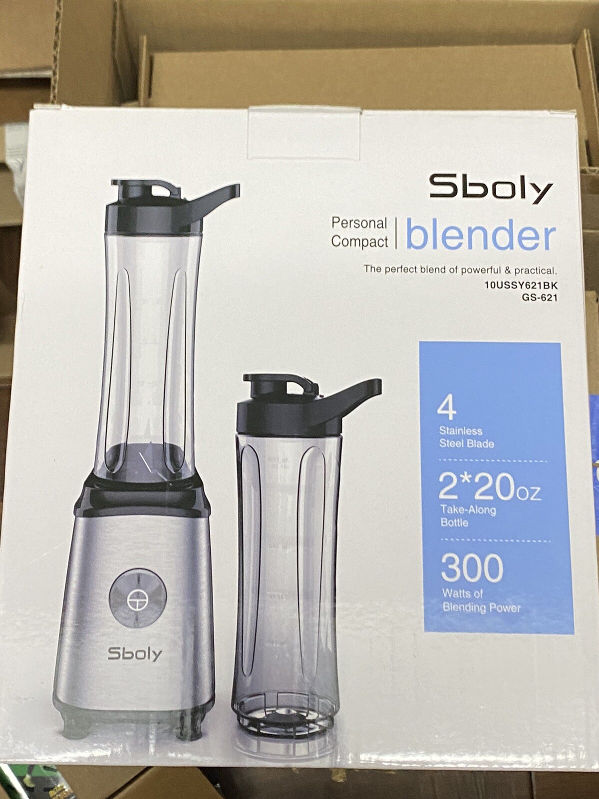Sboly+Personal+Blender++Stanless+Steel2C+20oz for sale online eBay