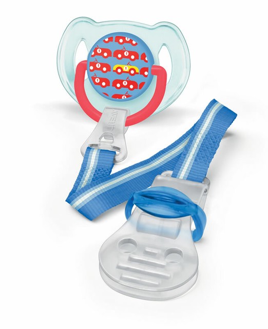 Philips Avent Pacifier Soothie Clip, Blue 2 PACK eBay