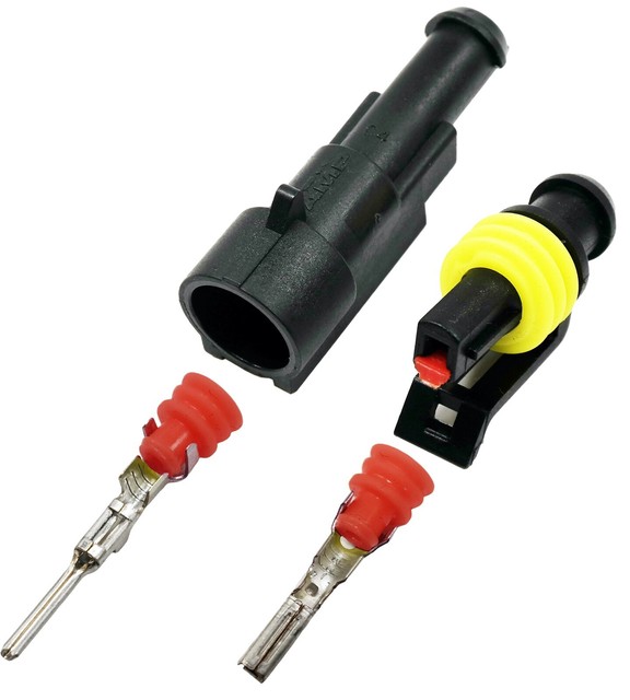 TE AMP 1Pin Superseal 1.5 Seal Connector Set w/ 1416 AWG eBay