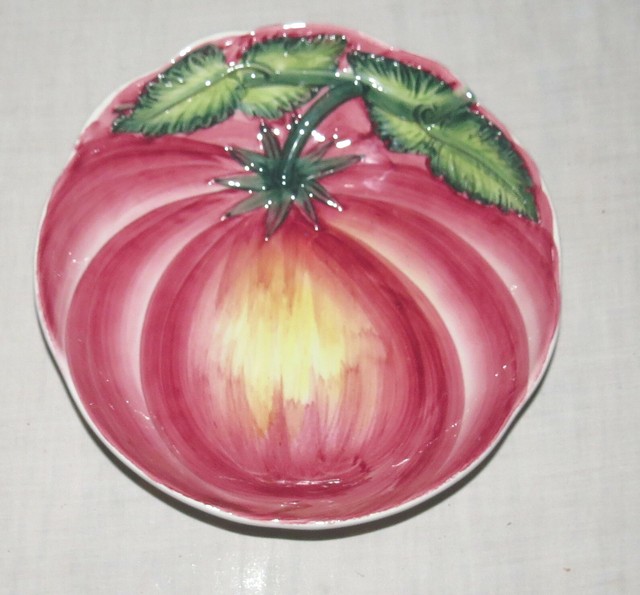 Ceramiche Leonardo Italy 8.7/8 inches Tomato Bowl eBay