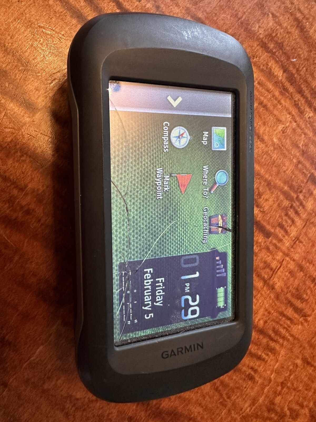 Garmin Montana 650T Handheld GPS CRACKED SCREEN eBay
