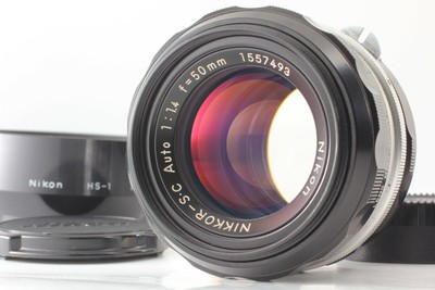 【Near MINT w/Hood】 Nikon NIKKORSC Auto 50mm f1.4 NonAi