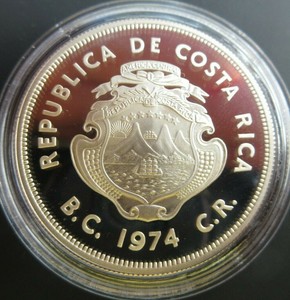 high quality and best service 1974 ROYAL MINT COSTA RICA