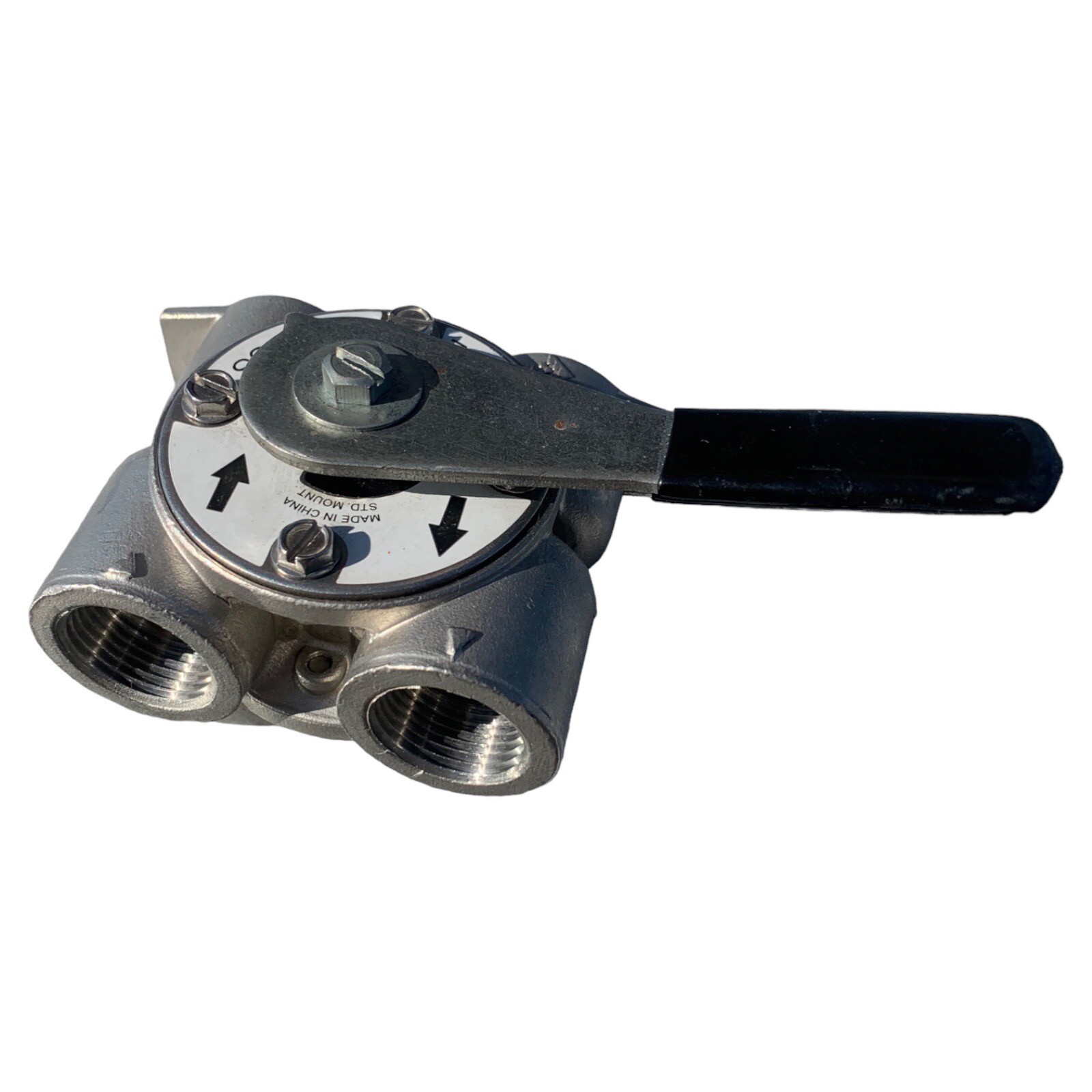 Fleck Compatible Water Softener Bypass Valve 3/4" 60040SS Stainless Steel eBay