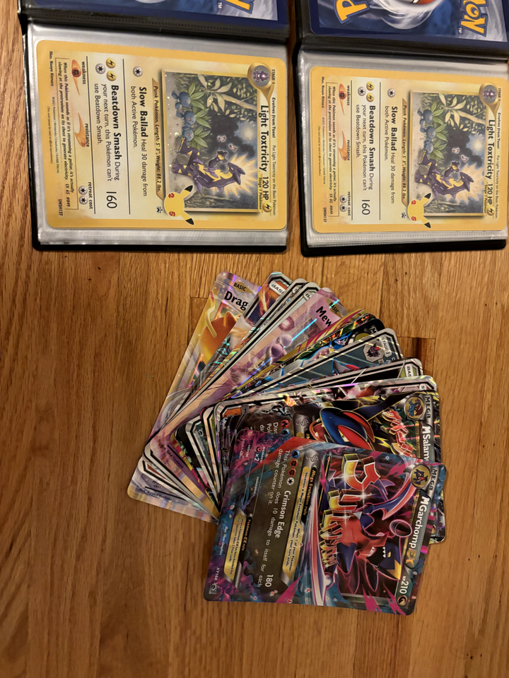 jumbo pokemon card binder ultra rare promo jumbo cards 25 cards two