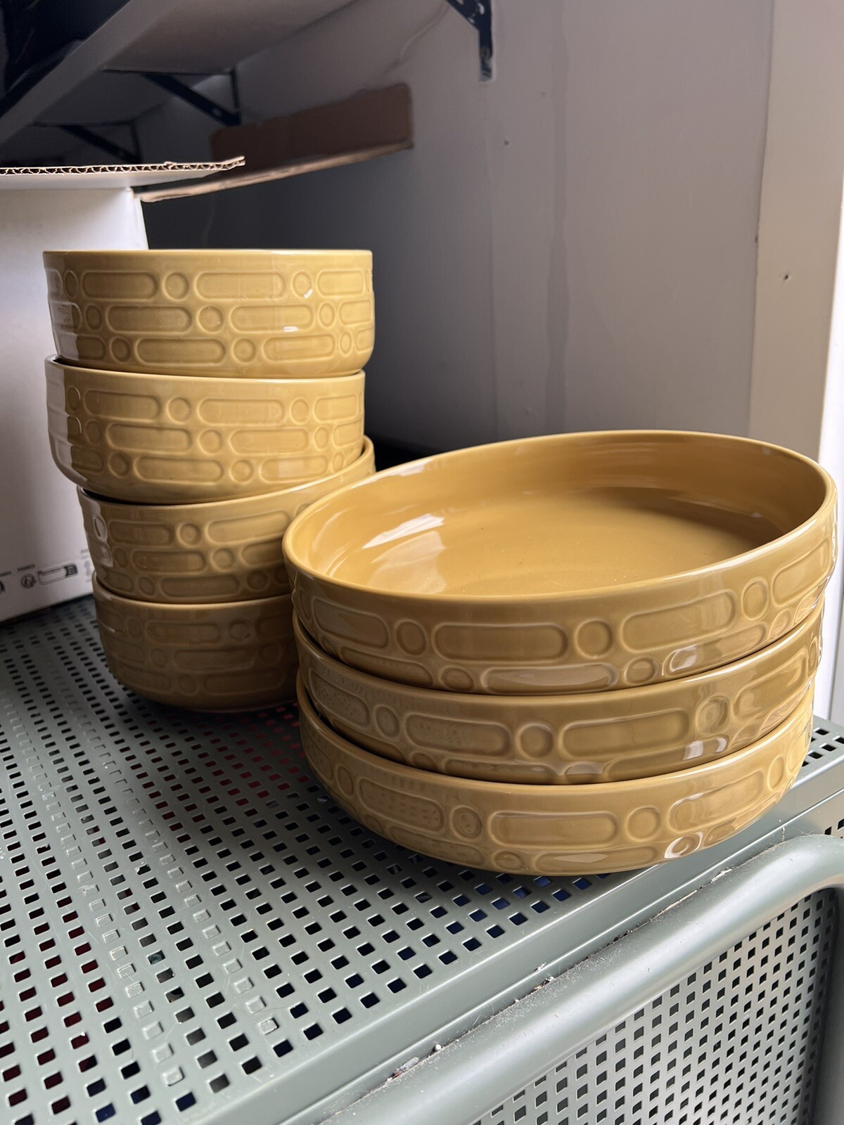 Habitat Yellow Plate Set 13 Pieces eBay