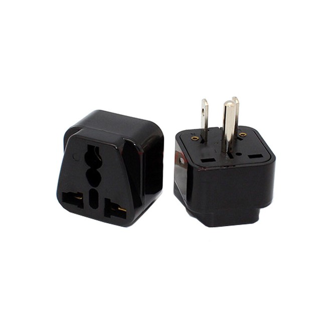 EU UK AU to US USA Canada AC Travel Power Adapter Plug