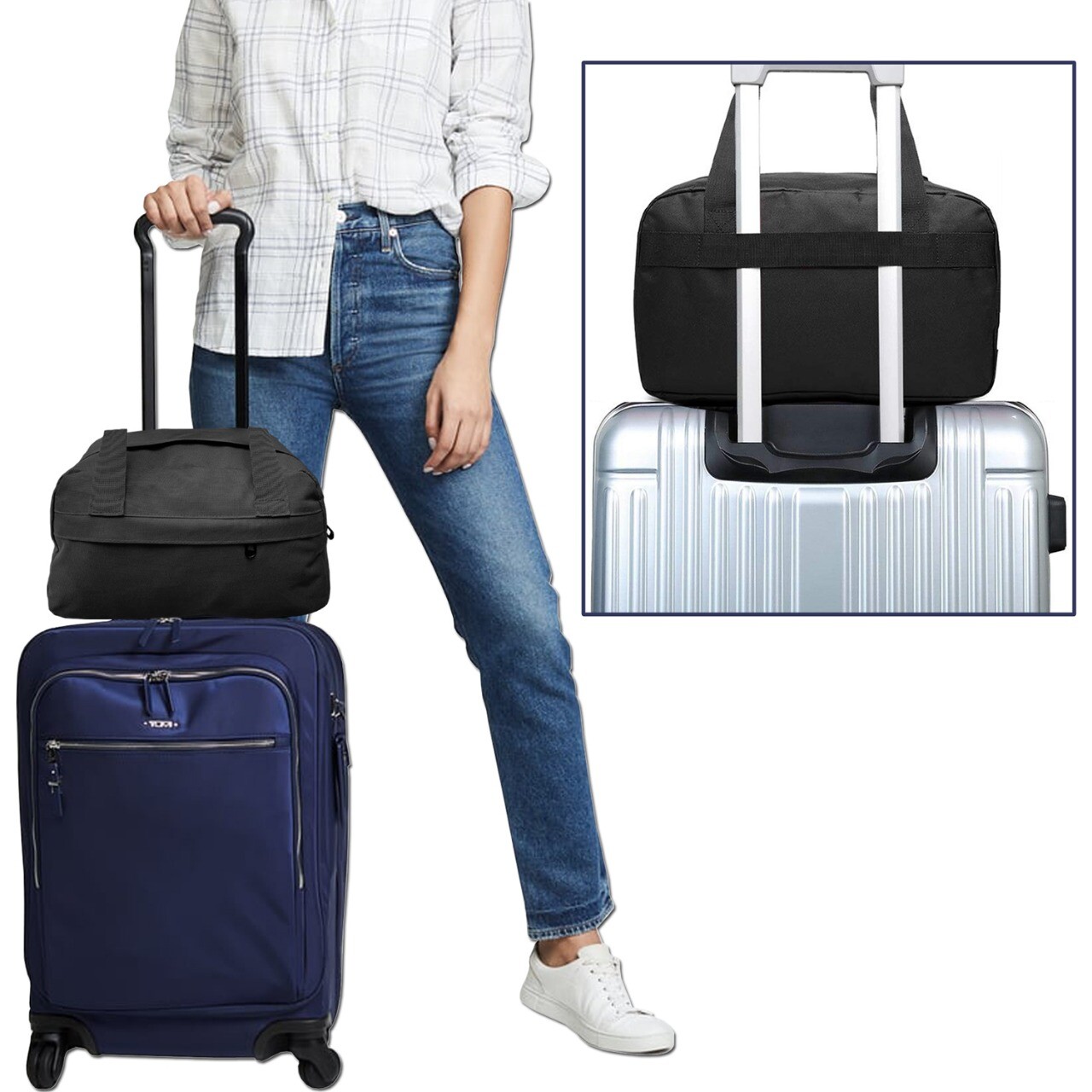 LTG Travel Hand Luggage Bag with Shoulder Strap Cabin Plane Under Seat