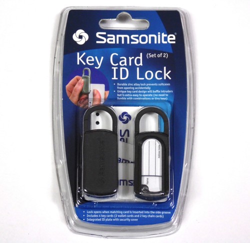 NEU Samsonite Key Card ID Lock 2er Set Kofferschloss Schloss Travel