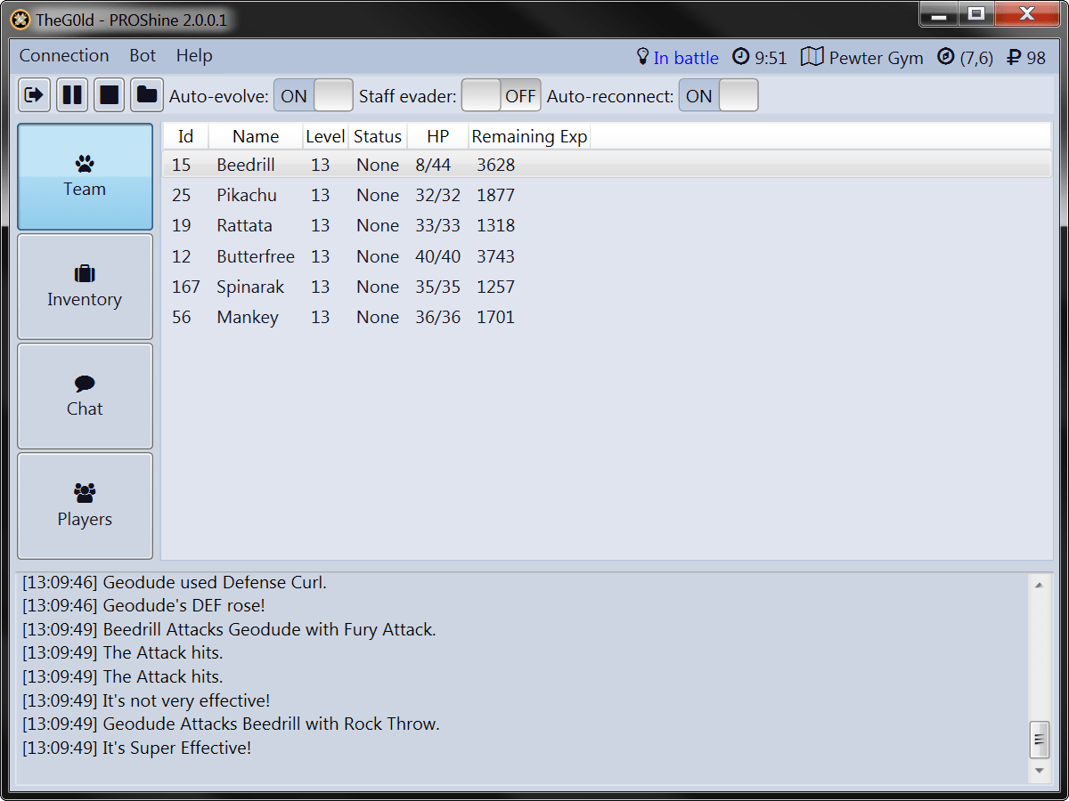 PROShine Pokemon Revolution Online bot