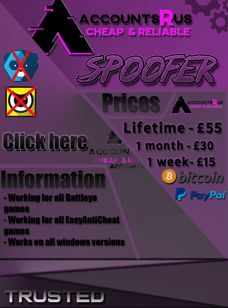 [Selling] EFT HWID Spoofer + Cleaner £15 Remove your ban Accounts R us
