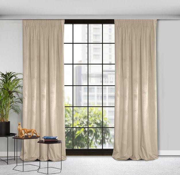 ZASŁONY ZACIEMNIAJĄCE WELUROWE NA ŻABKI TAŚMIE ERLI.pl