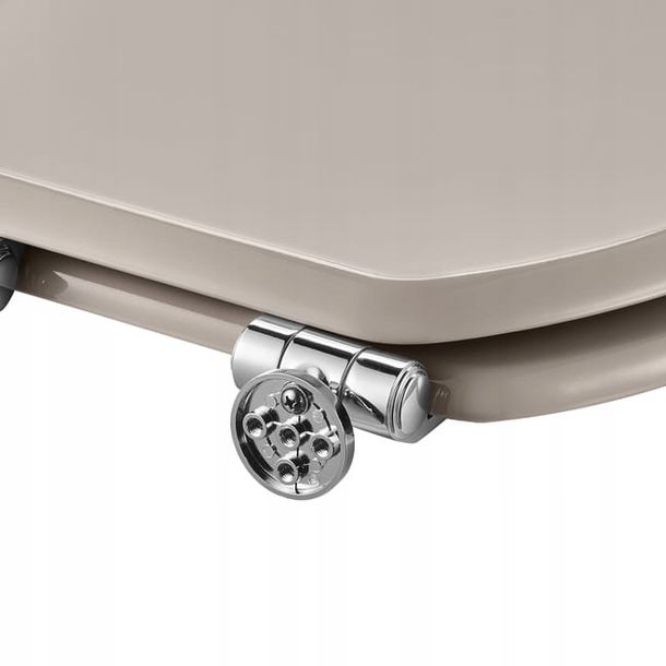 Deska WC GoodHome Pilica MDF wolnoopadająca beżowa ERLI.pl