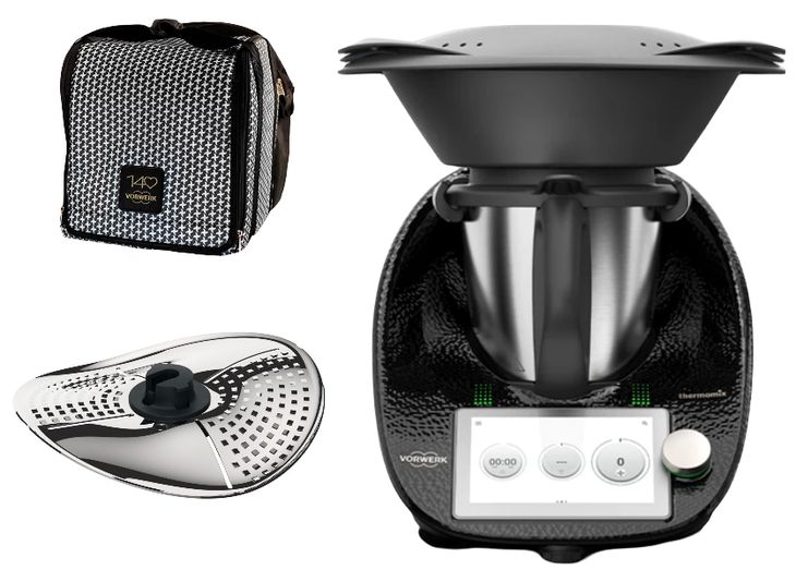 THERMOMIX TM6 NOIR CZARNY DIAMENT + OSŁONY + TORBA ERLI.pl
