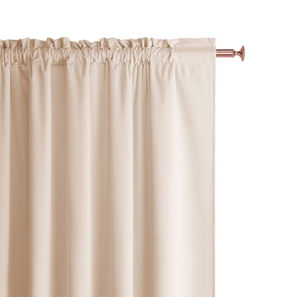 Zasłony gotowe na żabki taśmie 140x280 do salonu i sypialni Aura Kolory